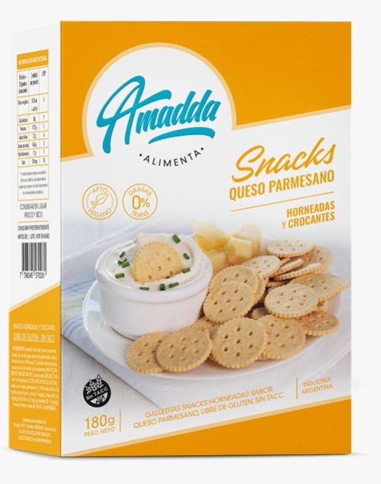 Snacks horneados parmesano